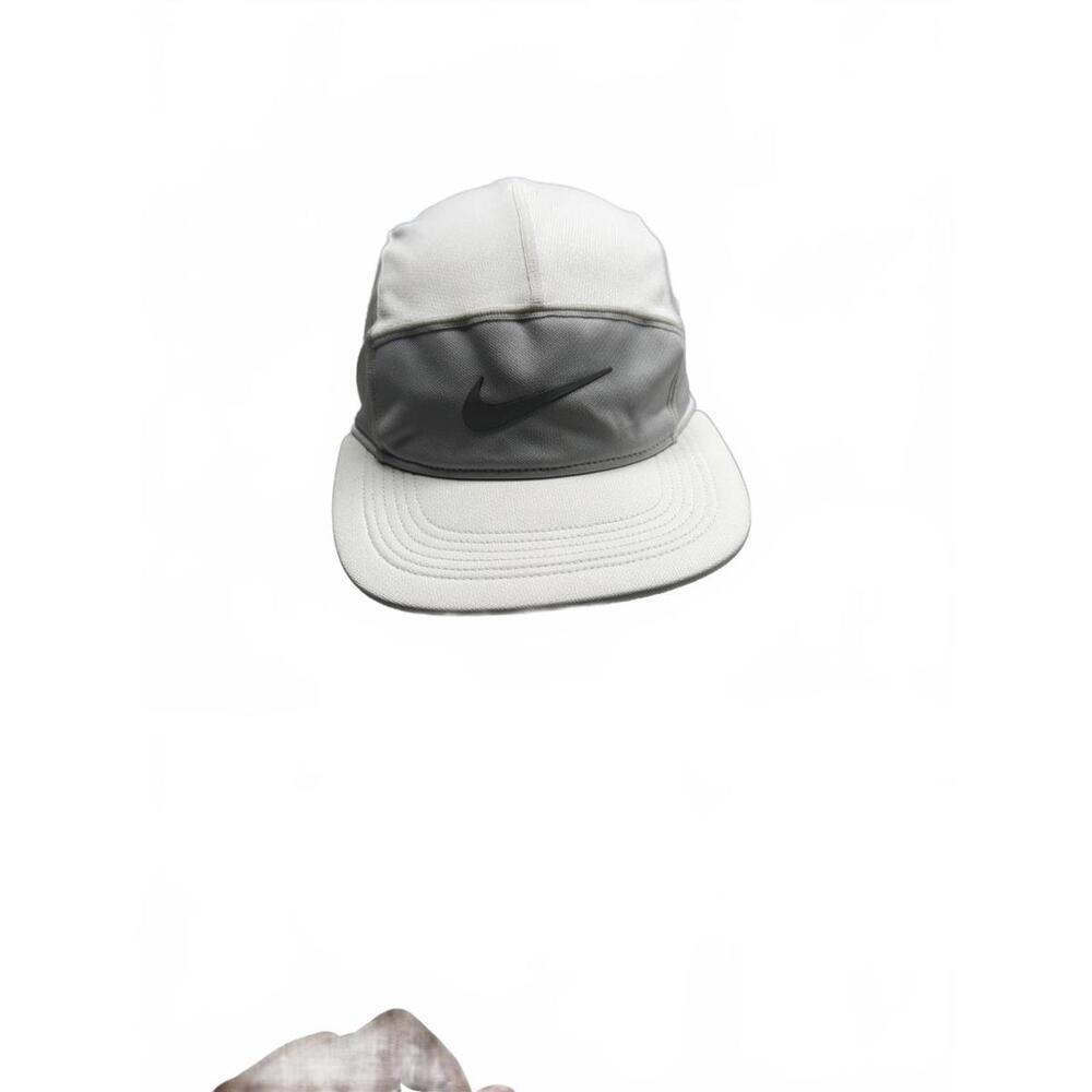 Nike AW84 Dri-Fit 5-Panel Running Hat White Running One Size